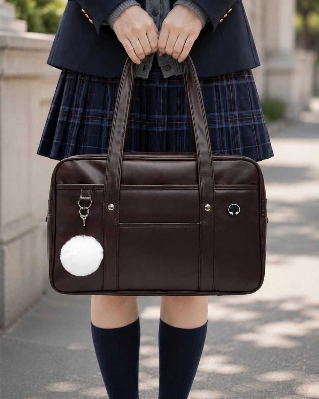 Classic Black Gyaru School Tote Bag - GyaruLab