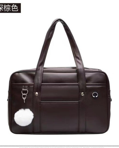 Classic Black Gyaru School Tote Bag