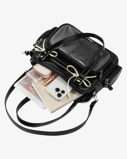 GyaruLab Bow Clear Window Shoulder Bag
