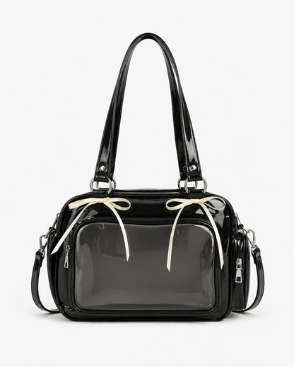 GyaruLab Bow Clear Window Shoulder Bag - GyaruLab