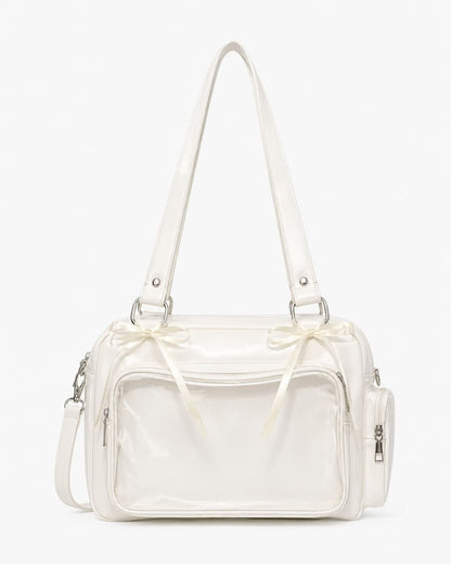 GyaruLab Bow Clear Window Shoulder Bag - GyaruLab