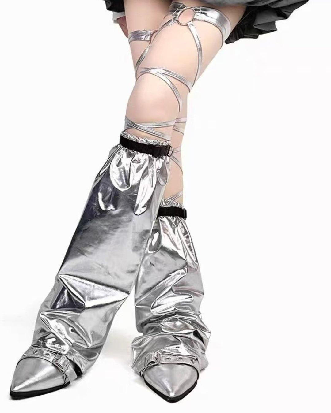 GyaruLab Cyber Wrap Leg Warmers - GyaruLab