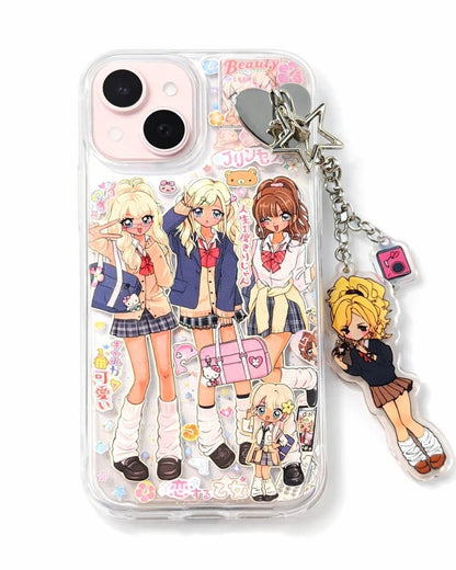 GyaruLab Handmade Shibuya Decora Sticker iPhone Case - GyaruLab