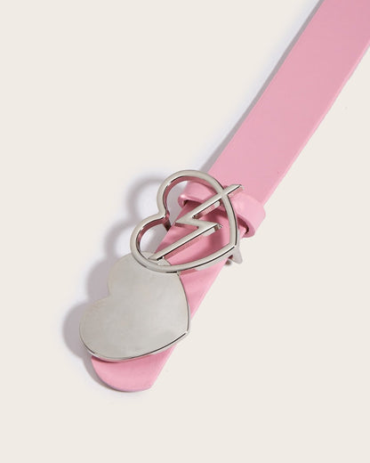 GyaruLab Heart Lightning Buckle Pastel Belt - GyaruLab