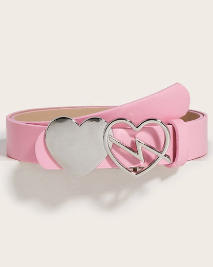 GyaruLab Heart Lightning Buckle Pastel Belt - GyaruLab