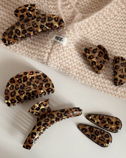 GyaruLab Leopard Butterfly Y2K Hair Claw Clip - GyaruLab
