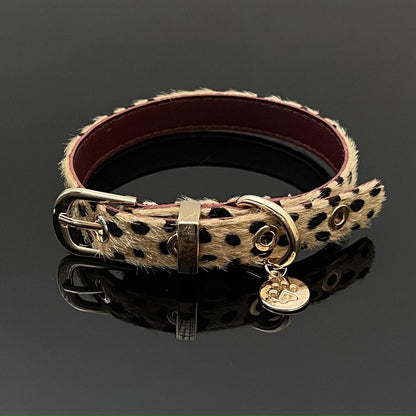 GyaruLab Leopard Fur Choker– Y2K Neck - GyaruLab