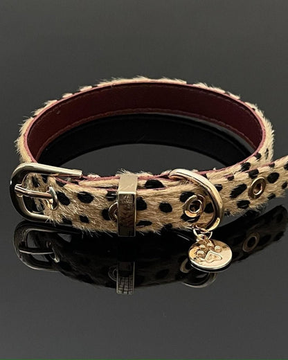 GyaruLab Leopard Fur Choker– Y2K Neck - GyaruLab