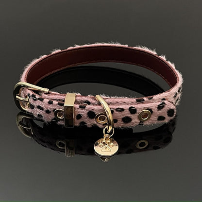 GyaruLab Leopard Fur Choker– Y2K Neck - GyaruLab