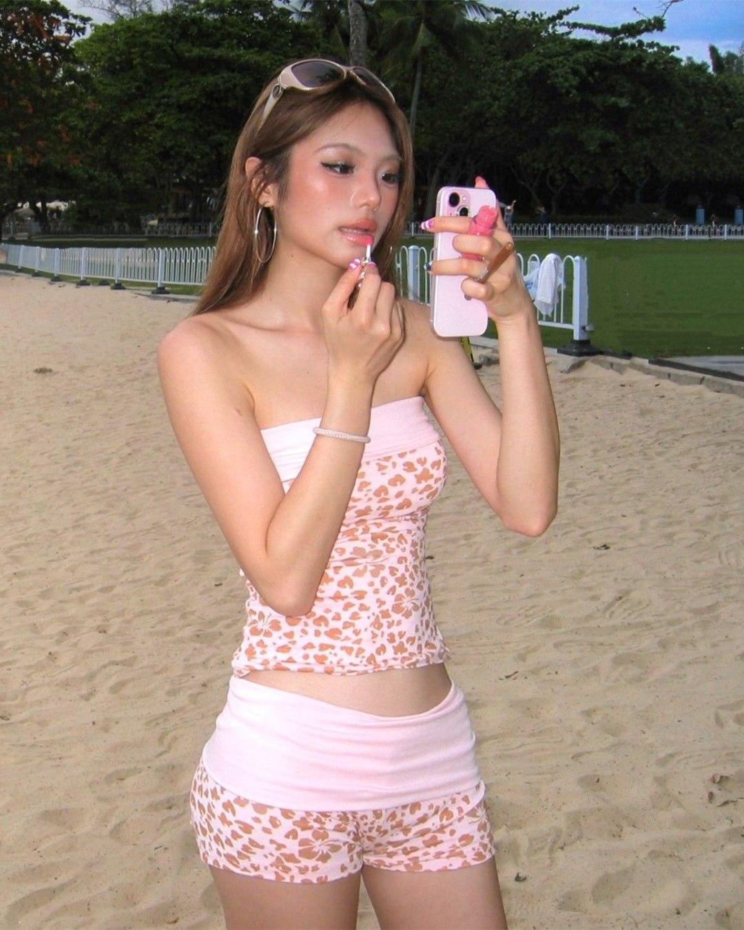 GyaruLab Leopard Tube Top Set - GyaruLab