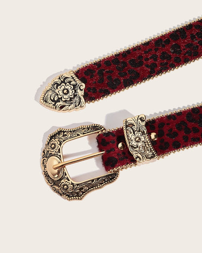 GyaruLab Leopard Western Statement Belt - GyaruLab