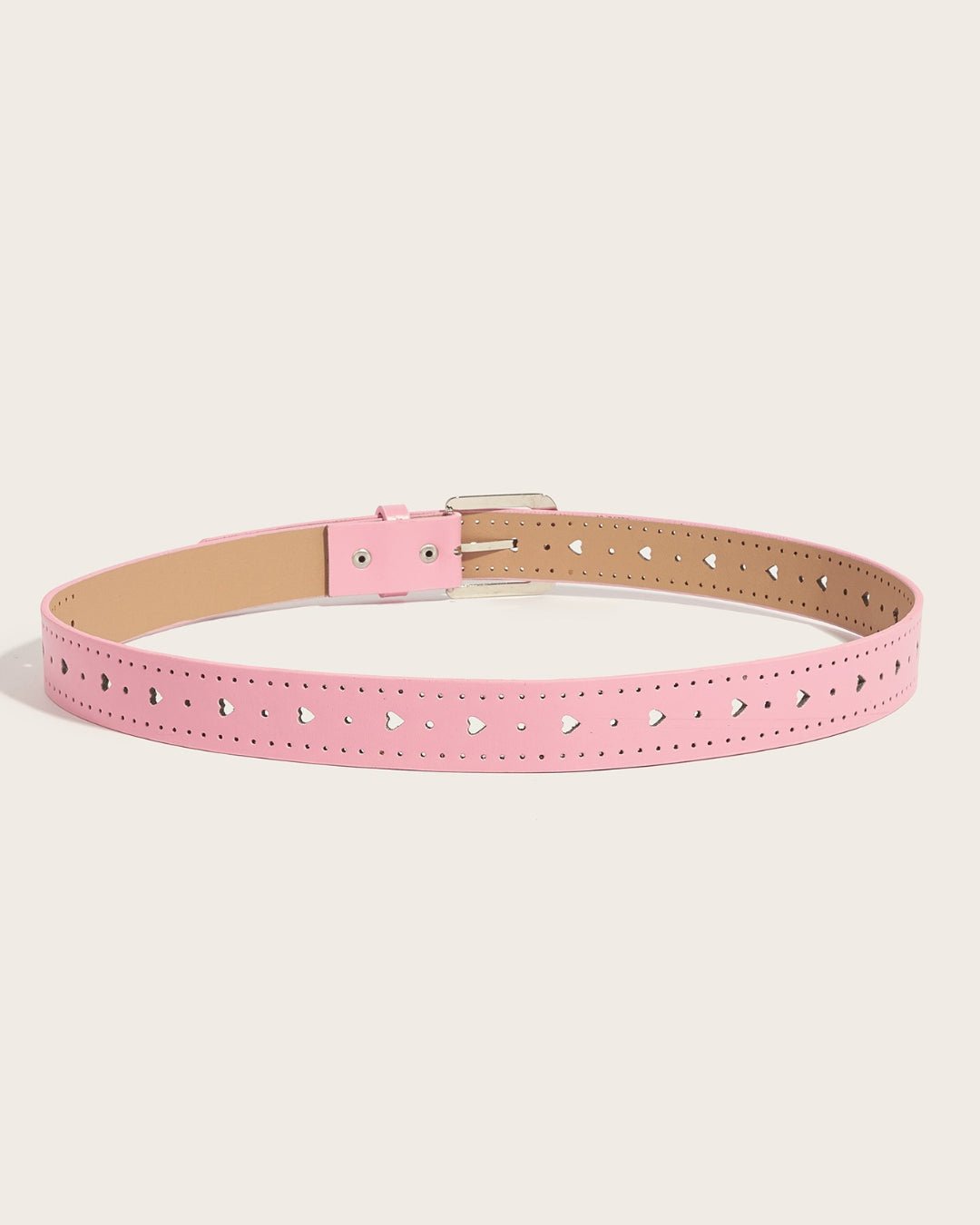 GyaruLab Rhinestone Heart Cutout Pastel Belt - GyaruLab