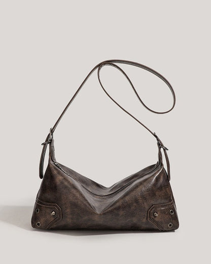 GyaruLab "Rusty Soul" Distressed Hobo Bag - GyaruLab