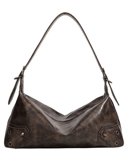 GyaruLab "Rusty Soul" Distressed Hobo Bag - GyaruLab