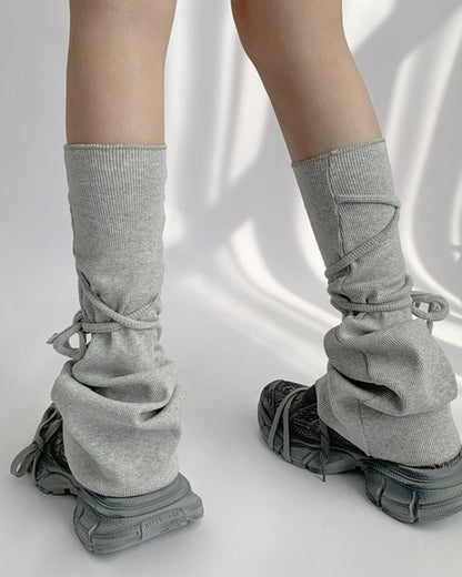GyaruLab Slouchy Wrap Leg Warmers - GyaruLab