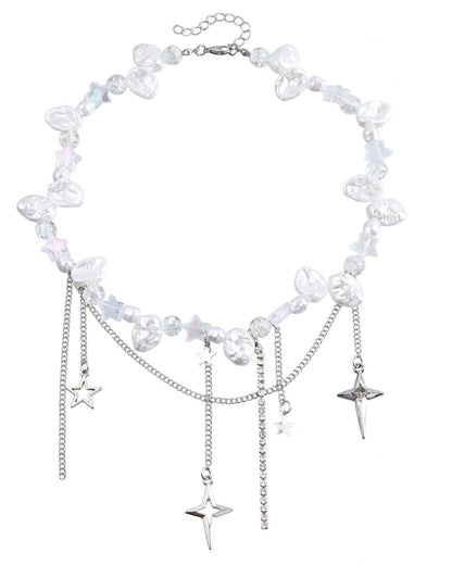 GyaruLab Star Pearl Y2K Fairy Waist Jewelry Neck - GyaruLab