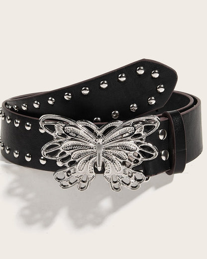 GyaruLab Y2K Butterfly Studded Belt - GyaruLab